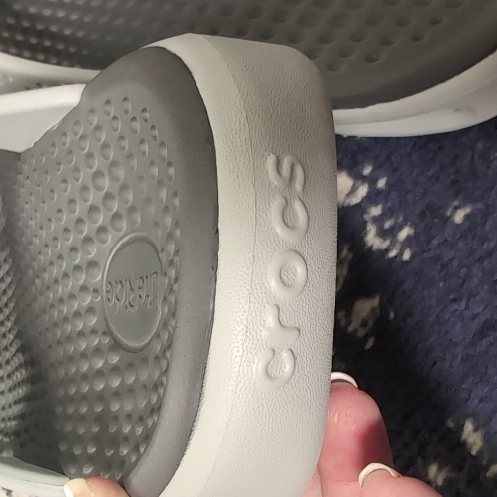 Mens Crocs Literide Size 11 Grey - Picture 9 of 9